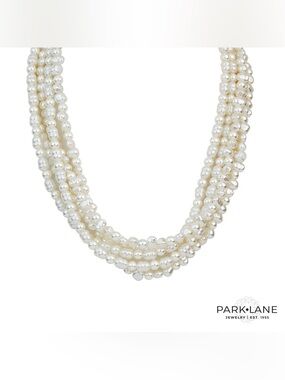 Park Lane CHANTILLY Necklace Multi-Strand Pearl Necklace 3 in 1 NWT